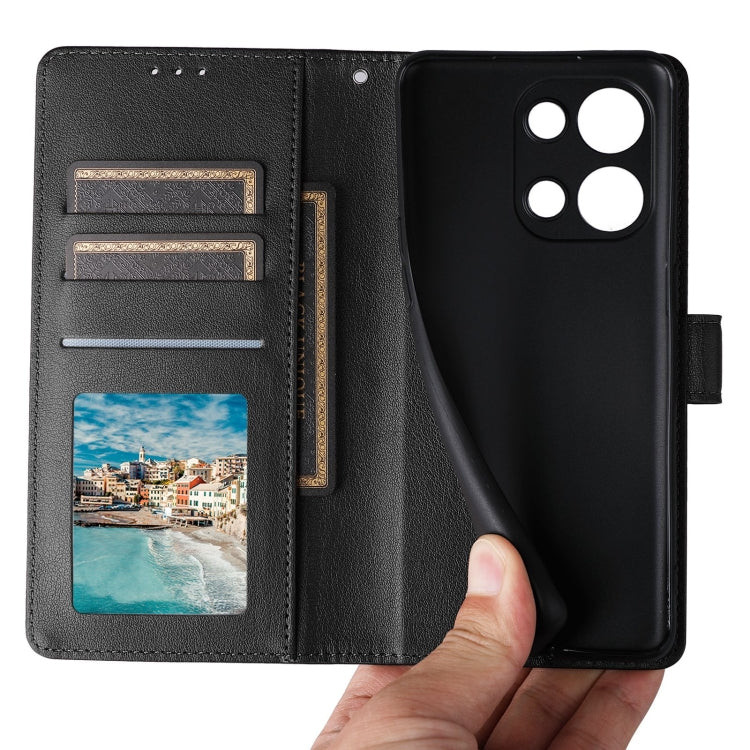 For OPPO Reno9 /9 Pro 5G Multifunctional Horizontal Flip Leather Phone Case with Three Card Slot(Black)