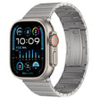 For Apple Watch Ultra 2 49mm PG65 Single Bead Bamboo Joint Spring Bars Titanium Metal Watch Band(Silver) - Watch Bands by PMC TechLife | Online Shopping South Africa | PMC TechLife | Buy Now Pay Later Mobicred