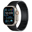 For Apple Watch Ultra 49mm PG65 Single Bead Bamboo Joint Spring Bars Titanium Metal Watch Band(Black) - Watch Bands by PMC TechLife | Online Shopping South Africa | PMC TechLife | Buy Now Pay Later Mobicred