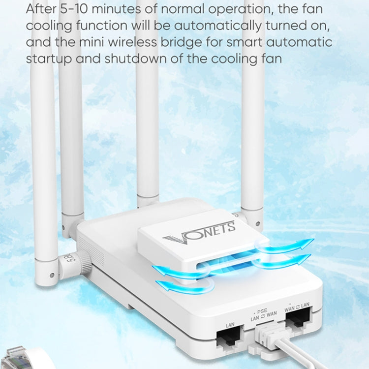 VONETS VAR1800-H 1800Mbps Wireless WiFi Router Standard Edition(White) - free shipping - PMC Jewellery - Order now!