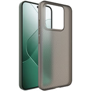 For Xiaomi 14 5G imak 0.7mm Ultra Thin Ripple Texture Phone Case(Transparent Black)