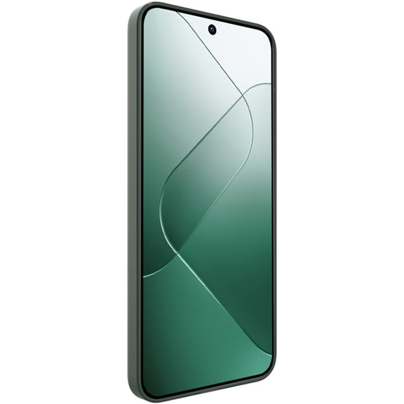For Xiaomi 14 5G imak 0.7mm Ultra Thin Ripple Texture Phone Case(Transparent Black)