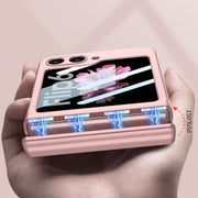 For Samsung Galaxy Z Flip6 / Flip7 FE GKK Integrated Magnetic Full Coverage Folding Phone Case(Silver)