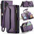 For Samsung Galaxy A32 5G CaseMe C36 Card Slots Zipper Wallet RFID Anti-theft Leather Phone Case(Purple) - Galaxy Phone Cases by CaseMe | Online Shopping South Africa | PMC Jewellery | Buy Now Pay Later Mobicred