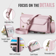 For Samsung Galaxy Z Fold6 5G CaseMe C36 Card Slots Zipper Wallet RFID Anti-theft Leather Phone Case(Pink)