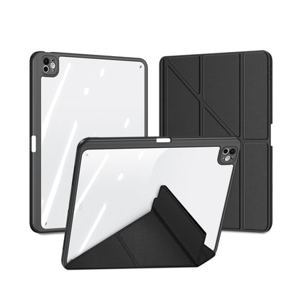 For iPad Pro 13 2024 DUX DUCIS Magi Series Smart Leather Tablet Case(Black) - free shipping - PMC Jewellery - Order now!