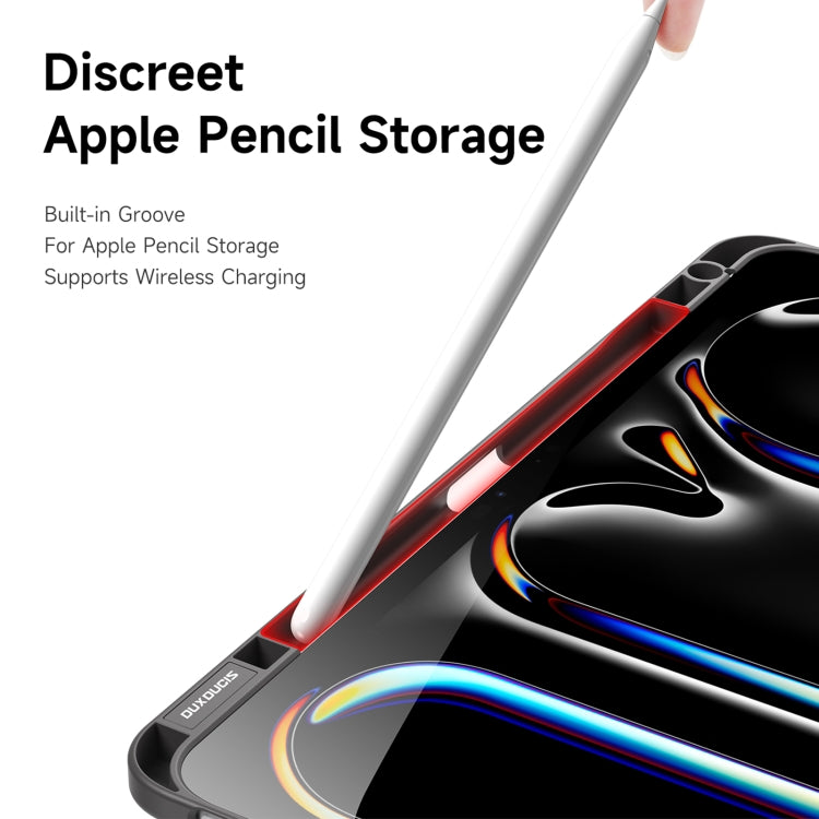 For iPad Pro 13 2024 DUX DUCIS Magi Series Smart Leather Tablet Case(Grey) - free shipping - PMC TechLife - Order now!