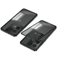 For Motorola Moto X50 Ultra Snap Buckle Metal Frame Frosted Phone Case(Black) - Motorola Cases by PMC TechLife | Online Shopping South Africa | PMC TechLife | Buy Now Pay Later Mobicred
