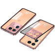 For Motorola Moto X50 Ultra Snap Buckle Metal Frame Frosted Phone Case(Pink) - free shipping - PMC TechLife - Order now!