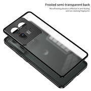 For Motorola Moto X50 Ultra Snap Buckle Metal Frame Frosted Phone Case(Green)