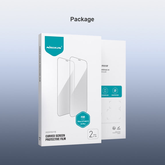 For vivo X Fold3 Pro NILLKIN Impact Resistant Curved Surface Tempered Glass Film