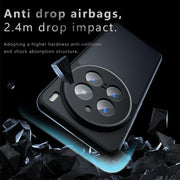For vivo X200 Pro Armor Precise Hole PC Hybrid TPU Phone Case(Frosted Black)