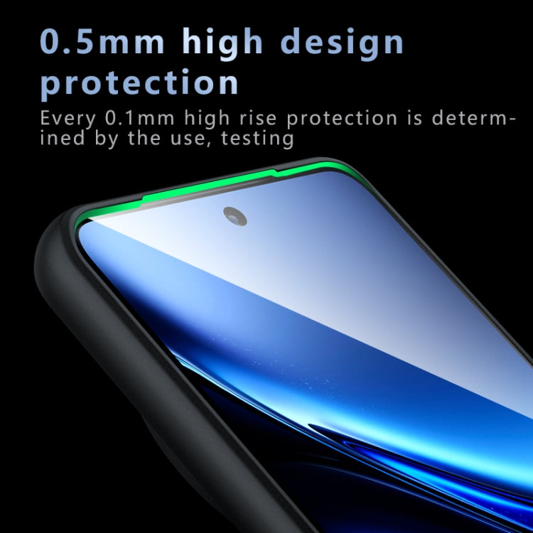 For vivo X200 Pro Armor Precise Hole PC Hybrid TPU Phone Case(Transparent)