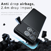 For Xiaomi Redmi K70 Pro / K70 Armor Precise Hole PC Hybrid TPU Phone Case(Frosted Black)