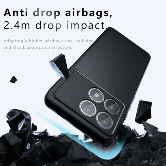 For Xiaomi Redmi K70 Pro / K70 Armor Precise Hole PC Hybrid TPU Phone Case(Frosted Black)