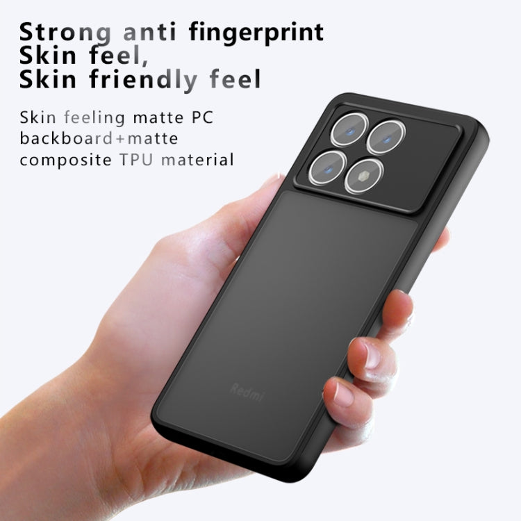 For Xiaomi Redmi K70 Pro / K70 Armor Precise Hole PC Hybrid TPU Phone Case(Frosted Black)