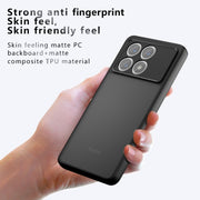 For Xiaomi Redmi K70 Pro / K70 Armor Precise Hole PC Hybrid TPU Phone Case(Transparent)