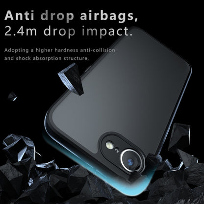For iPhone 16e Armor Precise Hole PC Hybrid TPU Phone Case(Frosted Black) - iPhone 16e Cases by PMC Jewellery | Online Shopping South Africa | PMC Jewellery | Buy Now Pay Later Mobicred