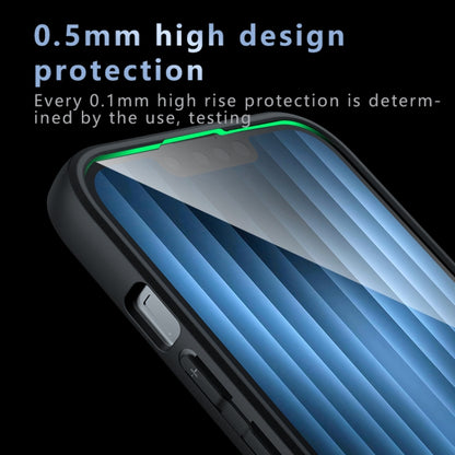 For iPhone 16e Armor Precise Hole PC Hybrid TPU Phone Case(Frosted Black) - iPhone 16e Cases by PMC Jewellery | Online Shopping South Africa | PMC Jewellery | Buy Now Pay Later Mobicred
