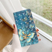 For Motorola Moto G Play 2024 3D Pattern Leather Phone Case(3D Butterfly)