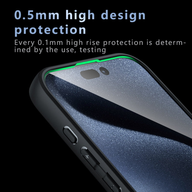 For iPhone 16 Pro Max Armor Precise Hole PC Hybrid TPU Phone Case(Transparent) - iPhone 16 Pro Max Cases by PMC TechLife | Online Shopping South Africa | PMC TechLife | Buy Now Pay Later Mobicred