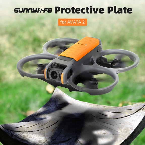 For DJI Avata 2 Sunnylife Drone Anti-Collision Protective Cover Back Plate(Blue)