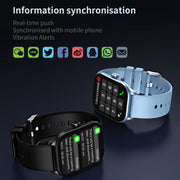 CY900 2.1 inch HD Square Screen Smart Watch, Supports Bluetooth Call / Wellness Tracking(Black)
