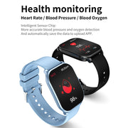 CY900 2.1 inch HD Square Screen Smart Watch, Supports Bluetooth Call / Wellness Tracking(Black)