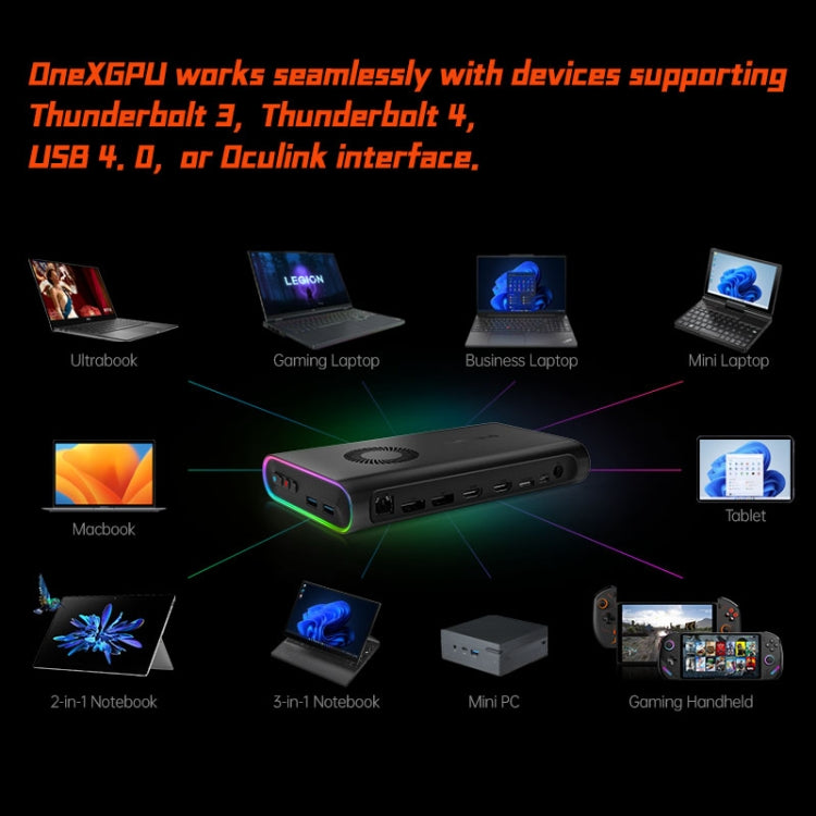 ONE-NETBOOK OneXGPU AMD Radeon RX 7600M XT 8GB Portable Expansion Dock(Black) - free shipping - PMC Jewellery - Order now!