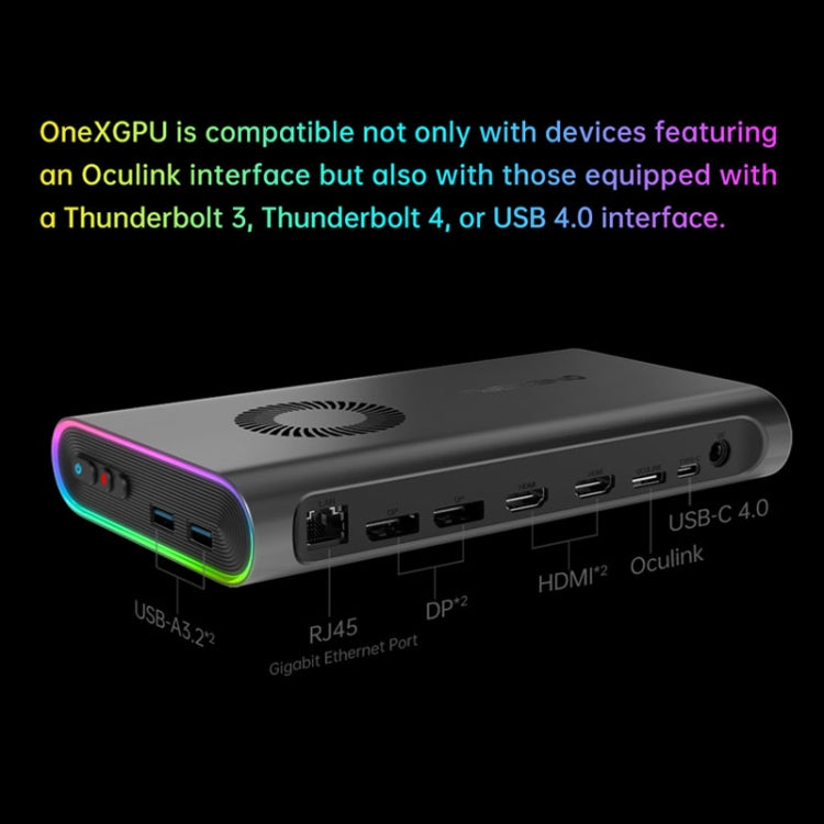 ONE-NETBOOK OneXGPU AMD Radeon RX 7600M XT 8GB Portable Expansion Dock(Black) - free shipping - PMC Jewellery - Order now!