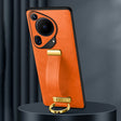 For Huawei Pura 70 Ultra SULADA PC Hybrid Leather Texture Skin Feel Shockproof Phone Case(Orange) - free shipping - PMC Jewellery - Order now!