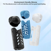 For Insta360 X4 / X5 Sunnylife Silicone Shockproof Case Lens Cover(Blue)