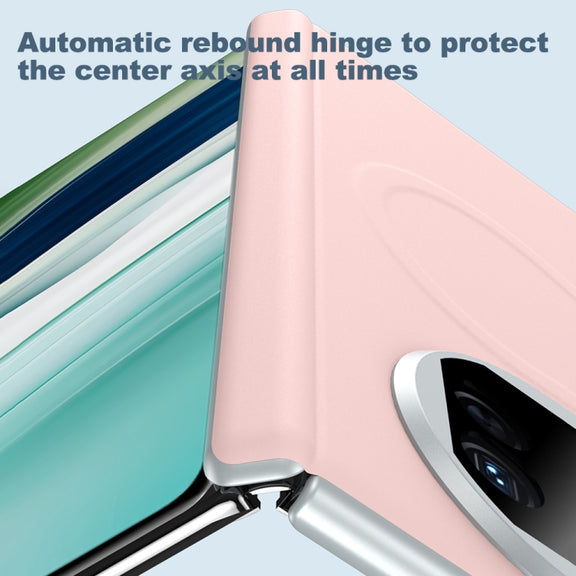 For Huawei Mate X5 SULADA Skin Feel Liquid Leather Shockproof Phone Case(Pink)