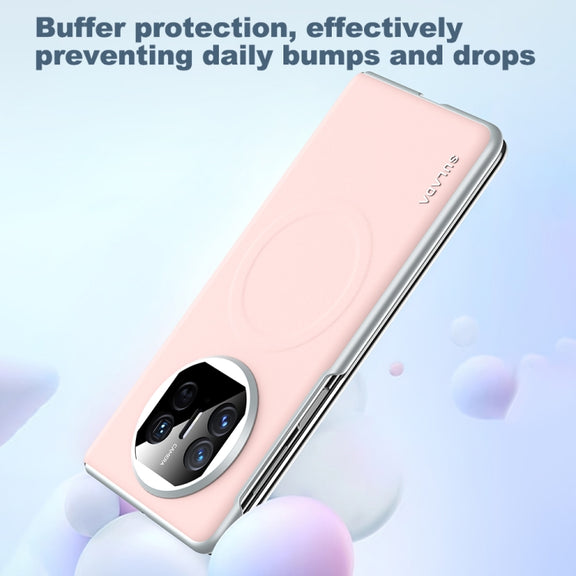 For Huawei Mate X5 SULADA Skin Feel Liquid Leather Shockproof Phone Case(White)