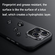 For iPhone 15 SULADA 600D Kevlar Texture PC Shockproof Phone Case(Blue)