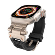 For Apple Watch Series 2 42mm Stainless Steel Connector TPU Watch Band(Titanium Black) - free shipping - PMC TechLife - Order now!