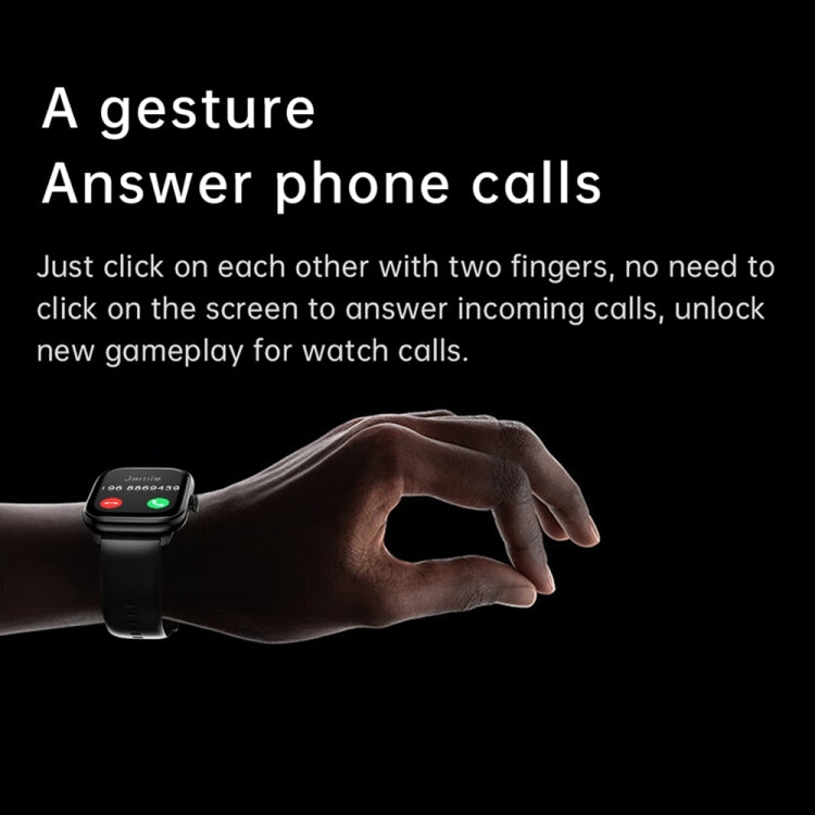 Y80 2.01 inch IPS HD Screen Smart Watch Supports Bluetooth Call / Health Monitoring(Black) - Smart Watches by PMC TechLife | Online Shopping South Africa | PMC TechLife | Buy Now Pay Later Mobicred