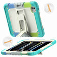 For iPad Pro 11 2024 Silicone Hydric PC Tablet Case with Shoulder Strap & Holder(Camouflage Light Blue) - iPad Pro 11 2024 Cases by PMC TechLife | Online Shopping South Africa | PMC TechLife | Buy Now Pay Later Mobicred