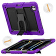 For iPad Pro 13 2024 Silicone Hydric PC Tablet Case with Shoulder Strap & Holder(Purple) - iPad Pro 13 2024 Cases by PMC TechLife | Online Shopping South Africa | PMC TechLife | Buy Now Pay Later Mobicred