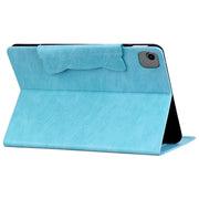For iPad Air 11 2024 / Air 5 / Air 4 Cat Buckle Leather Smart Tablet Case(Sky Blue)