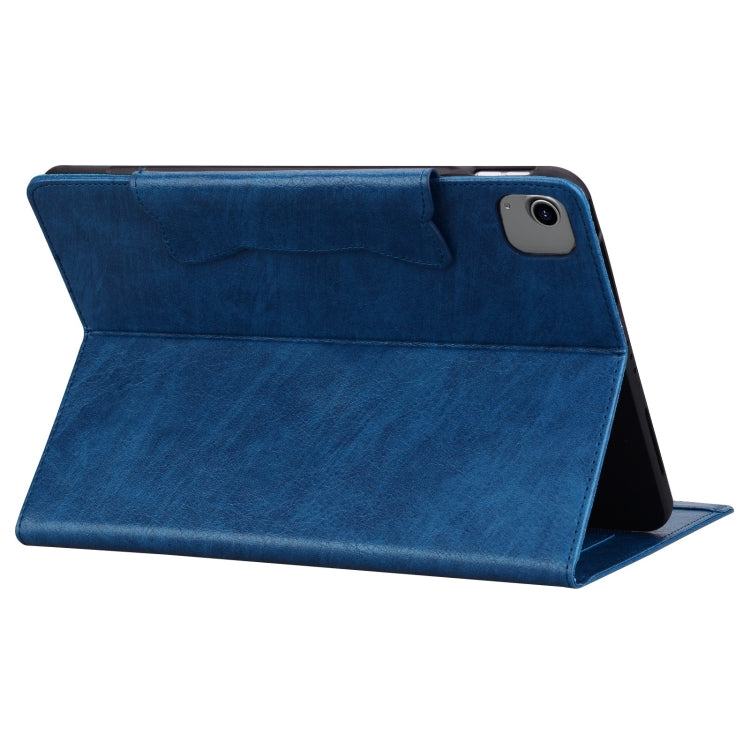 For iPad Air 11 2025 / 2024 / Air 5 / Air 4 Cat Buckle Leather Smart Tablet Case(Royal Blue) - iPad Air 11 2025 / 2024 Cases by PMC TechLife | Online Shopping South Africa | PMC TechLife | Buy Now Pay Later Mobicred