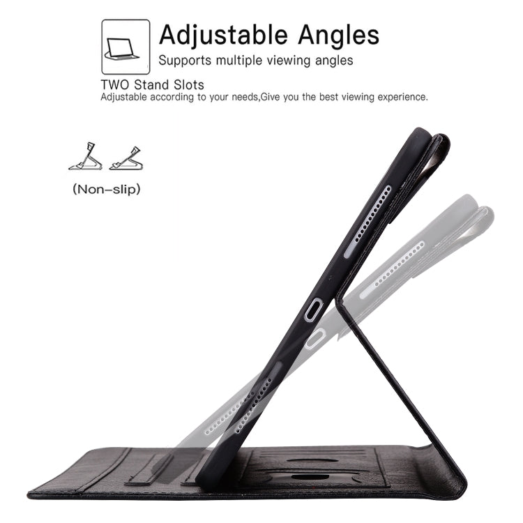 For iPad Air 13 2025 / 2024 Cat Buckle Leather Smart Tablet Case(Black) - iPad Air 13 2025 / 2024 Cases by PMC TechLife | Online Shopping South Africa | PMC TechLife | Buy Now Pay Later Mobicred