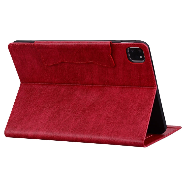 For iPad Pro 13 2024 Cat Buckle Leather Smart Tablet Case(Red) - free shipping - PMC TechLife - Order now!