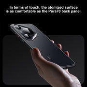 For Huawei Pura 70 Ultra SULADA Skin Feel Matte Shockproof Phone Case(Black)