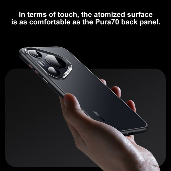 For Huawei Pura 70 Ultra SULADA Skin Feel Matte Shockproof Phone Case(Grey)