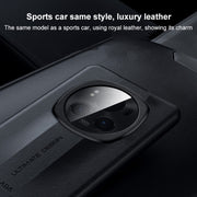 For Honor Magic6 SULADA Splicing Plain Leather PC Shockproof Phone Case(Midnight Blue)