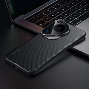 For Huawei Pura 70 Ultra SULADA 600D Kevlar Texture PC Shockproof Phone Case(Black)