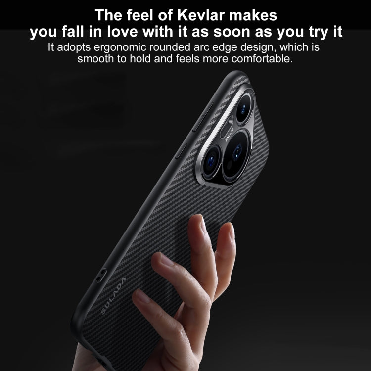For Huawei Pura 70 SULADA 600D Kevlar Texture PC Shockproof Phone Case(Purple) - free shipping - PMC Jewellery - Order now!