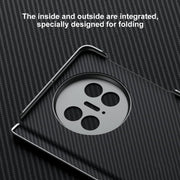 For Huawei Mate X3 SULADA 600D Kevlar Texture PC Shockproof Phone Case(Blue)