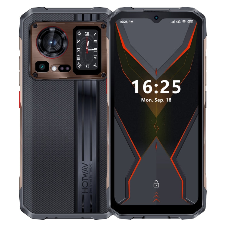 HOTWAV Cyber 15, 12GB+256GB, IP68/IP69K Rugged Phone, 6280mAh, 6.6 inch Android 13 MediaTek MT6789 Helio G99 Octa Core, Network: 4G, NFC, OTG(Brone Gold) - free shipping - PMC Jewellery - Order now!